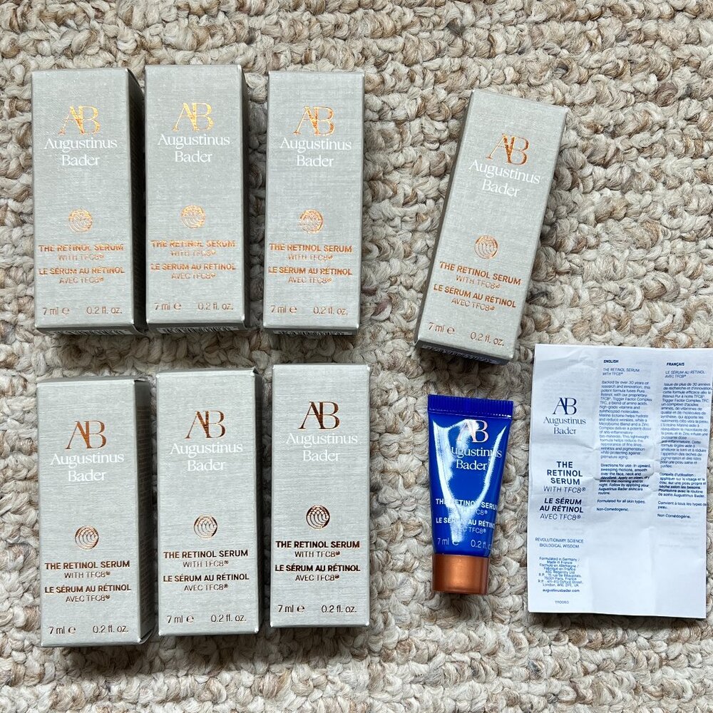 7X BNIB Augustinus Bader The Retinol Serum With TFC8. 7ml ea. = Full Size $575